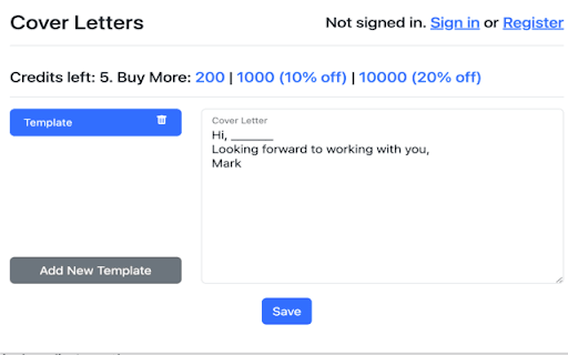 Upwork ChatGPT - ChatGPT-powered tool for automatically generating Upwork cover letters to boost sales. homepage screenshot