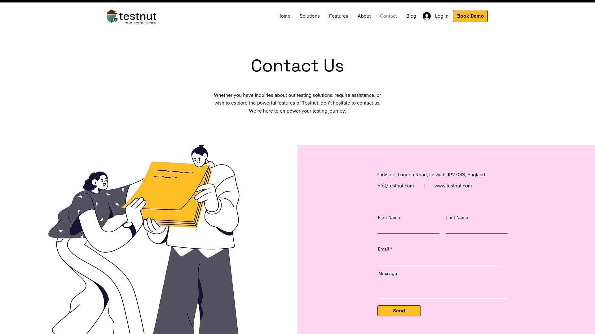 Testnut - AI-powered test automation platform for web, mobile, API, and desktop applications. homepage screenshot