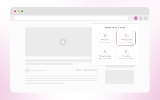 Writely AI - AI assistant for writing emails, blogs, and summarizing YouTube videos quickly. homepage screenshot