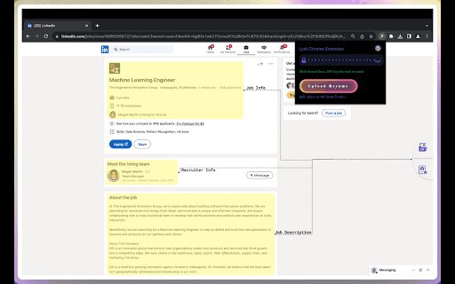 Job Jolt - AI-powered Chrome extension for LinkedIn job application enhancement. homepage screenshot