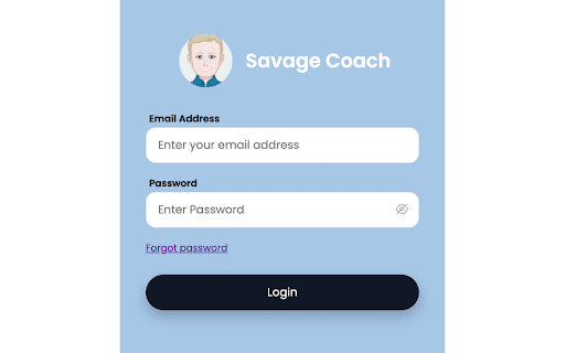 Savage Coach - An industry-first chatbot based on Greg Savage's teachings, linked to your Savage Academy account. homepage screenshot
